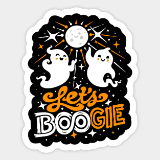 Let's BOOgie! Sticker